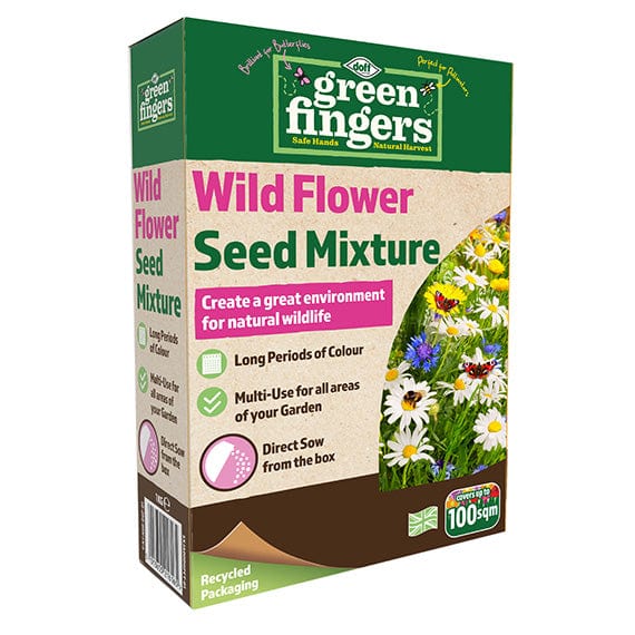 wildflower seeds 1kg Doff Wild Flower Seed Mixture 1kg – Trowell Garden Centre