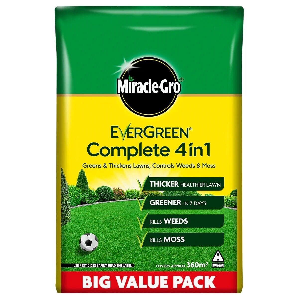 Miracle Gro Lawn Feed & Weed Miracle-Gro EverGreen Complete 4 in 1 360m2