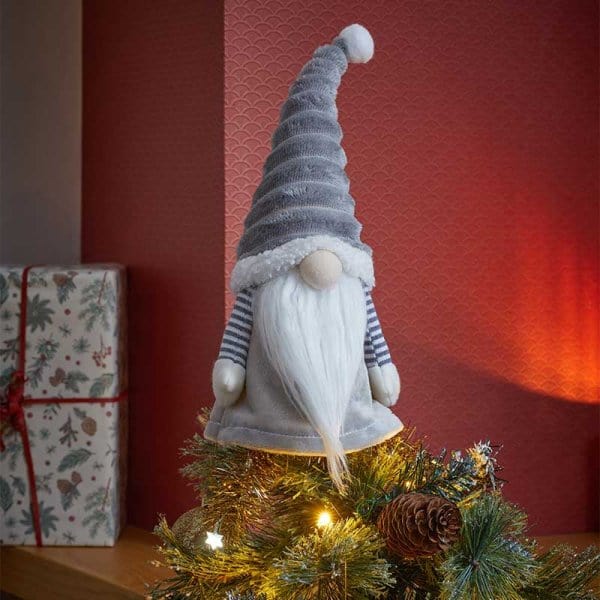 Three Kings Christmas Tree GonkTopper Grey Trowell Garden Centre