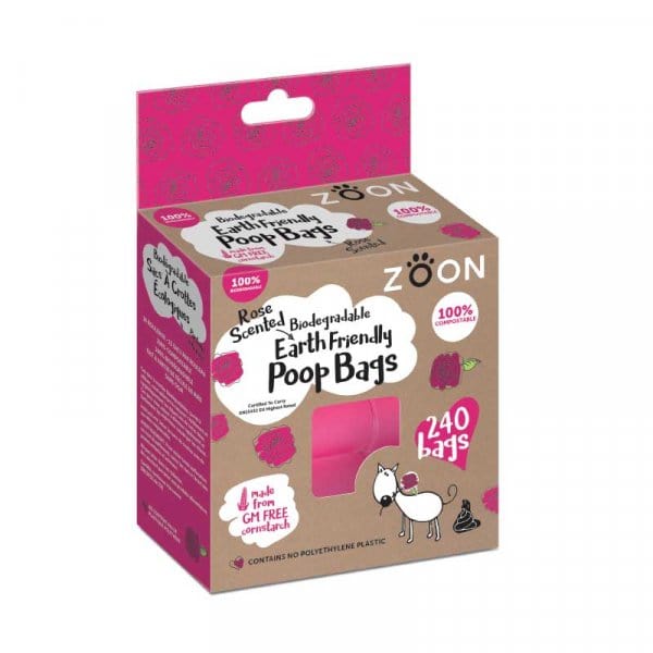 Zoon Poop Bags 240 pack, 16 rolls Trowell Garden Centre