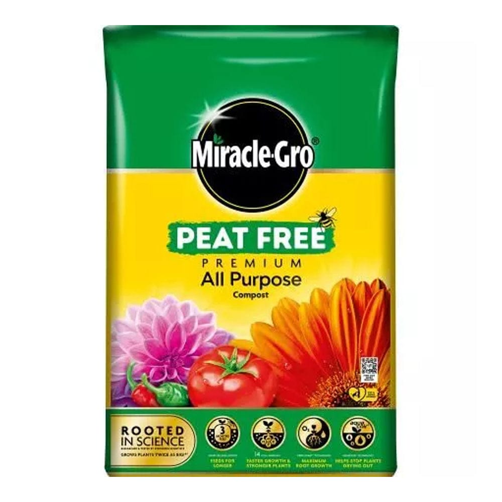 Evergreen Garden Care Compost Miracle-Gro All Purpose Compost Peat Free 40L