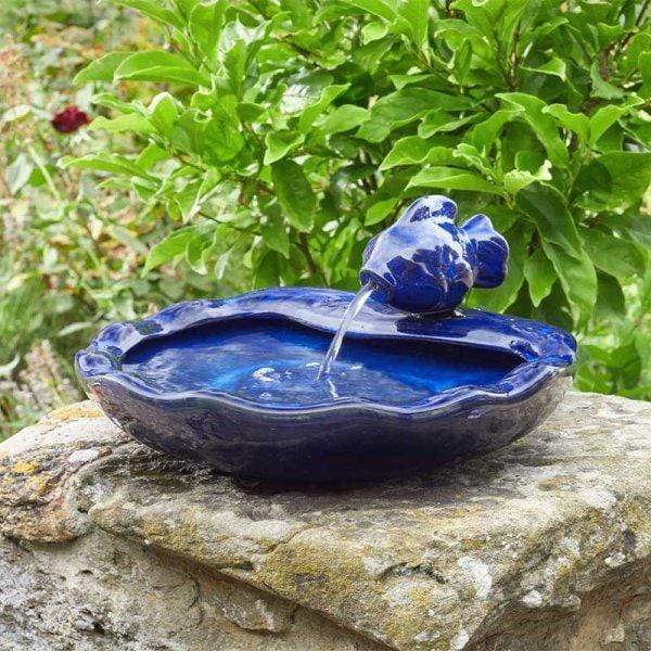 Outdoor Living – Water Features | Ceramic Fish Cascade – Trowell Garden  Centre