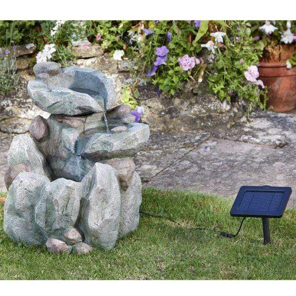 Outdoor Living Water Features Rock Fall Fountain Trowell Garden