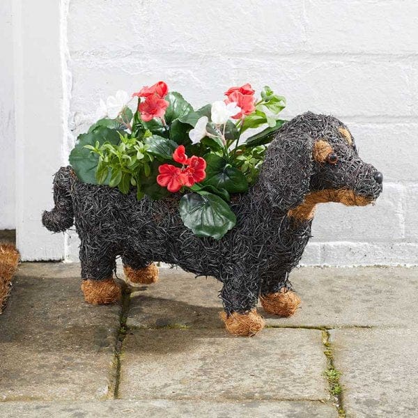 dog planters outdoor
