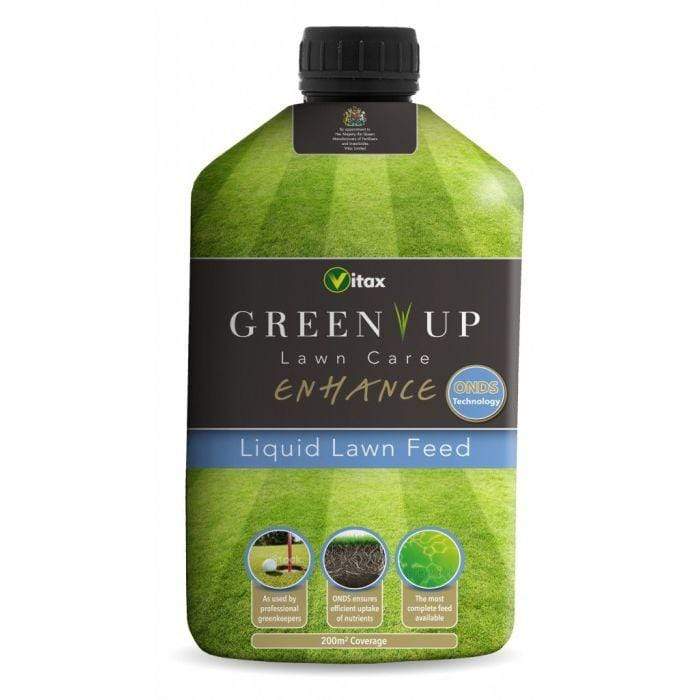 Vitax Garden Care Lawn Care Products Vitax Green Up Enhance Liquid Lawn Feed 200sqm