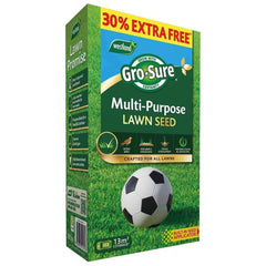 Westland Horticulture Lawn Seed 10m2 Box + 30% Extra Free Westland Gro-Sure Multi Purpose Lawn Seed