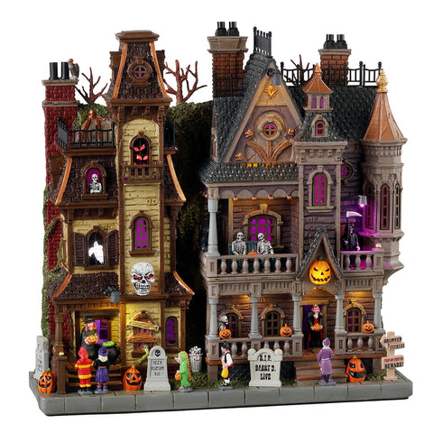 Lemax Haunted Estates Spooky Town facade