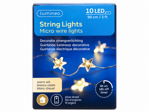 Lumineo 10 Micro-LED String Lights - Assorted Designs