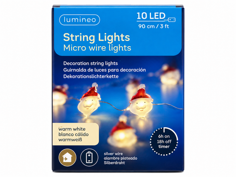 Lumineo 10 Micro-LED String Lights - Assorted Designs