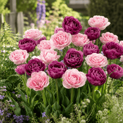 Prins Charming Double Late Candy Sensation Tulip Bulbs – 25pck