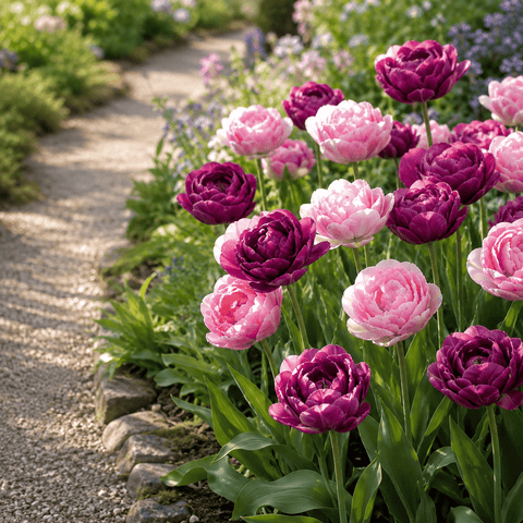 Prins Charming Double Late Candy Sensation Tulip Bulbs – 25pck