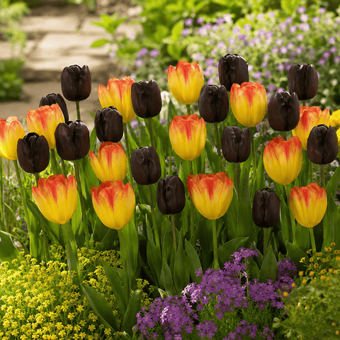Prins Charming Single Lazy Late Night Tulip Bulbs – 25pck