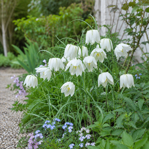 Prins Charming Meleagris Alba Fritillaria Bulbs – 10pck