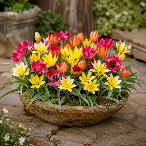 Prins Charming Miniature Mix Tulip Bulbs – 20pck