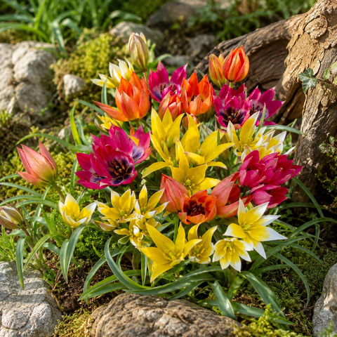 Prins Charming Miniature Mix Tulip Bulbs – 20pck