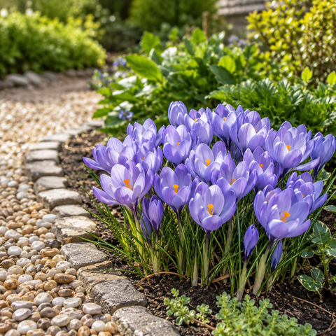 Prins Charming Vernus Blue Crocus Bulbs – 15pck