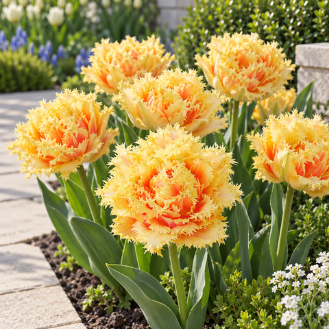 Taylors Bulbs Fringed Brisbane Tulip Bulbs – 7pck