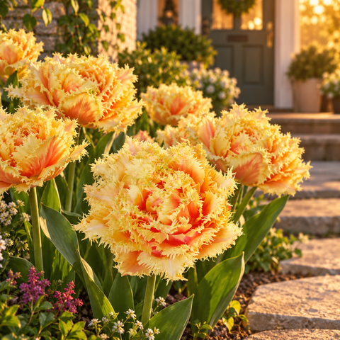 Taylors Bulbs Fringed Brisbane Tulip Bulbs – 7pck