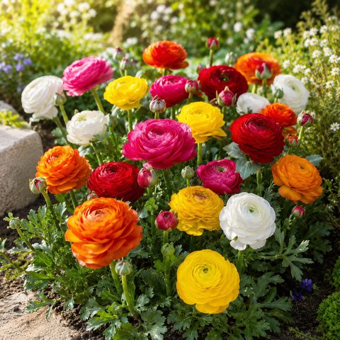 Prins Charming Mixed Ranunculus Bulbs – 10pck