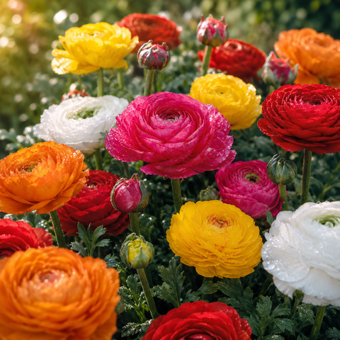 Prins Charming Mixed Ranunculus Bulbs – 10pck
