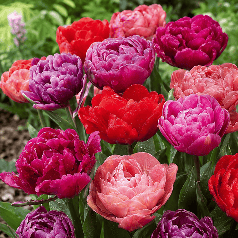 Prins Charming Double Dazzling Mixed Tulip Bulbs – 25pck