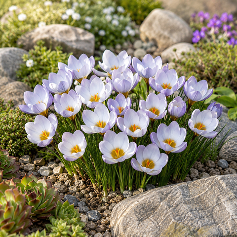 Prins Charming Species Blue Pearl Crocus Bulbs – 20pck