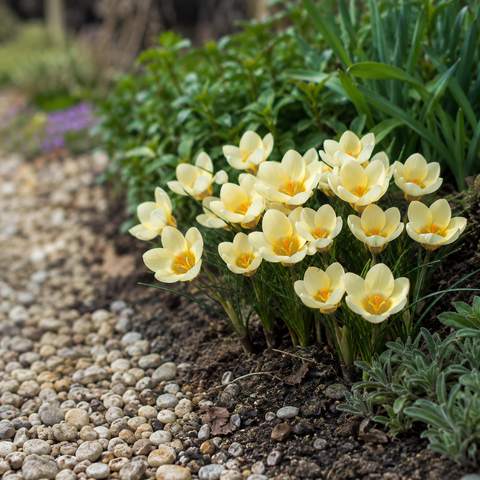 Prins Charming Species Cream Beaty Crocus Bulbs – 20pck