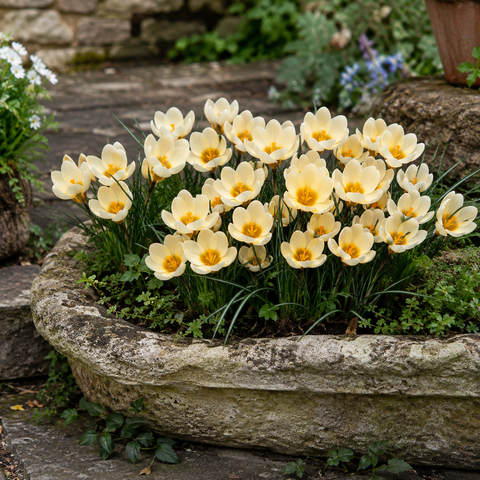 Prins Charming Species Cream Beaty Crocus Bulbs – 20pck