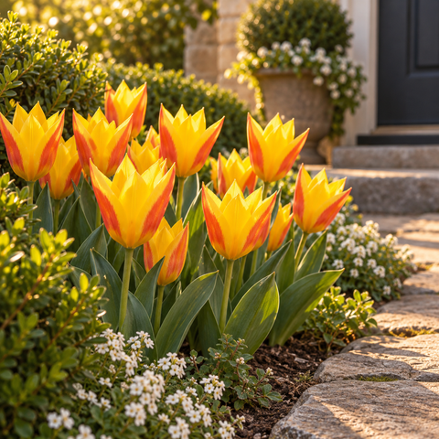 Taylors Bulbs Dwarf Guiseppe Verdi Tulip Bulbs – 9pck