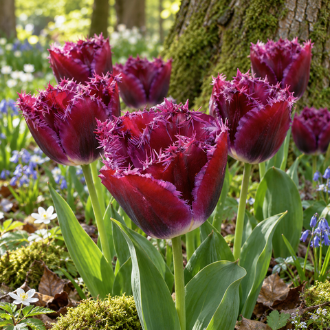 Taylors Bulbs Fringed Purple Crystal Tulip Bulbs – 6pck