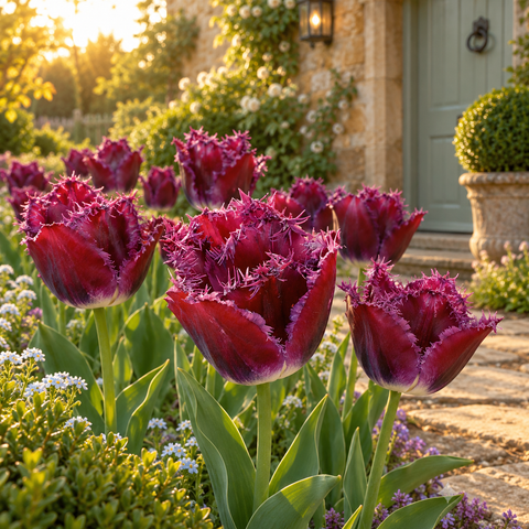 Taylors Bulbs Fringed Purple Crystal Tulip Bulbs – 6pck