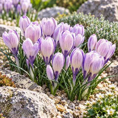 Taylors Bulbs Striped Bird Crocus Bulbs – 15pck