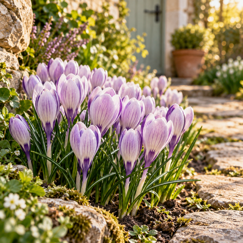 Taylors Bulbs Striped Bird Crocus Bulbs – 15pck