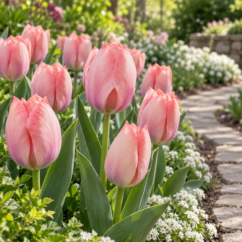 Taylors Bulbs Garden Salmon Van Eijk Tulip Bulbs – 7pck