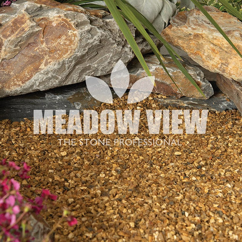 Meadow View Landscaping Alpine Gold Chippings Mini Bag 6mm