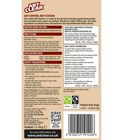 Ant Clear Ant Control AntClear Ant Control Bait Station