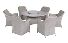 Trowell Garden Centre Garden Furniture Set Antigua 6 Seater Dining Round Garden Furniture Set