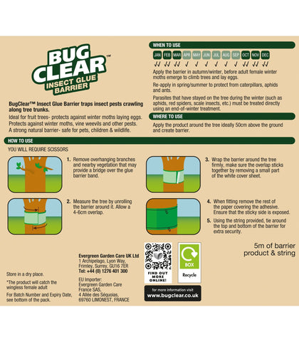 Bug Clear Bug Control Bug Clear Insect Glue Barrier