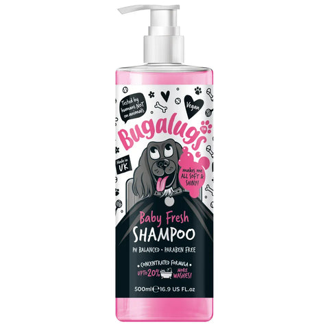 Bugalugs Pet Grooming Bugalugs Baby Fresh Pet Shampoo 500ml + Pump