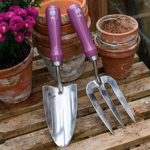 Burgon & Ball RHS Asteraceae Trowel & Fork Gift Set