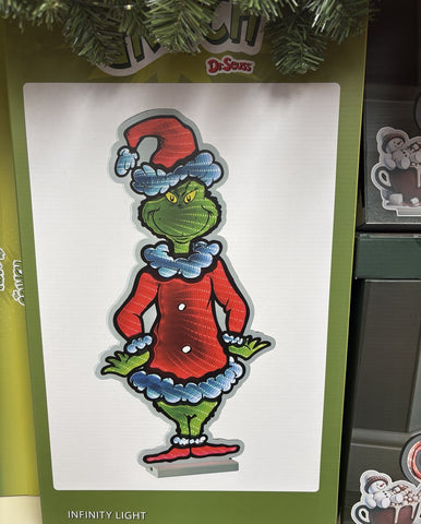 Disney Grinch LED Christmas Infinity Light – 20cm