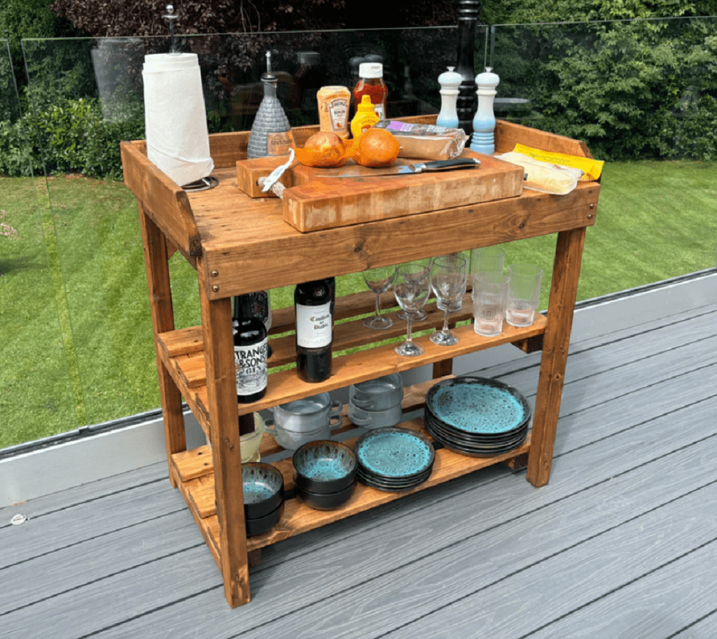 Charles Taylor Garden Furniture Charles Taylor Deluxe Davenport BBQ Table Large