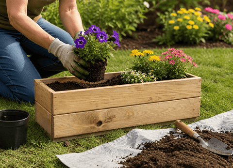 Charles Taylor Wooden Planters Charles Taylor HB101- Small Window Box Planter