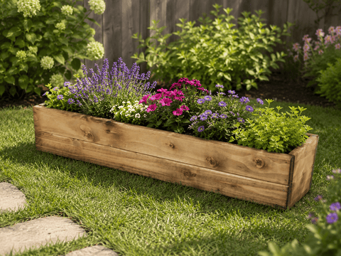 Charles Taylor Wooden Planters Charles Taylor HB102- Large Window Box Planter