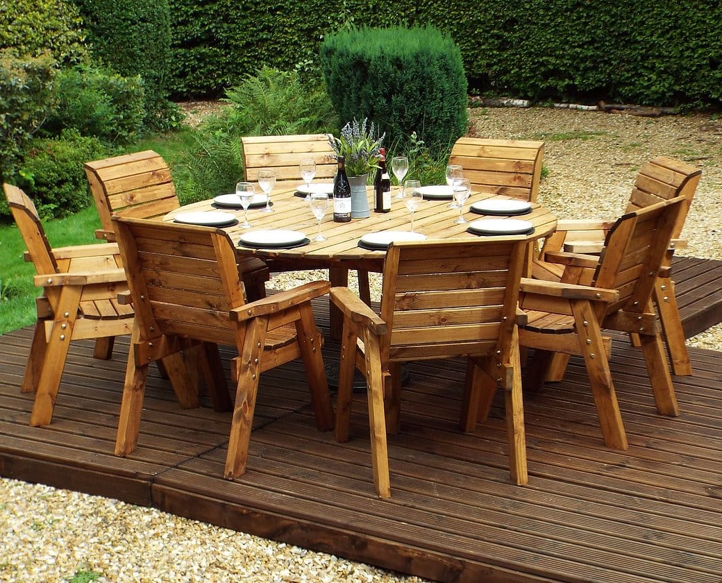 Charles Taylor HB11 - Eight Seater Circular Table Set