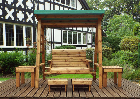 Charles Taylor HB133G - Dorset Two Seater Swing Green