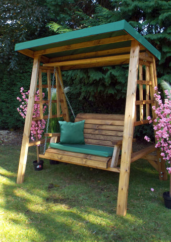 Charles Taylor HB133G - Dorset Two Seater Swing Green