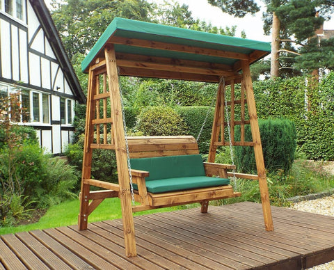 Charles Taylor HB133G - Dorset Two Seater Swing Green