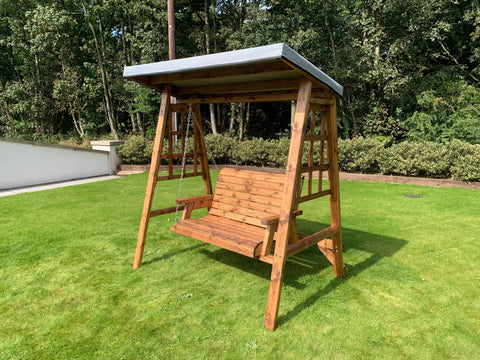 Charles Taylor HB133GR - Dorset Two Seater Swing Grey