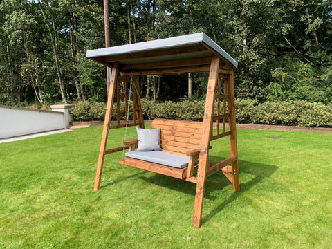 Charles Taylor HB133GR - Dorset Two Seater Swing Grey